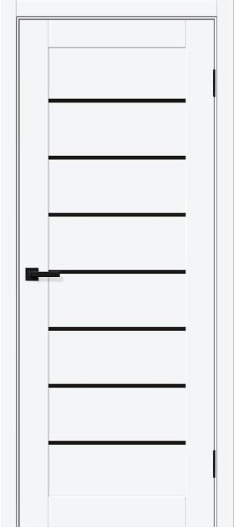 Браво-22 Black Shine (ПГ) White Silk