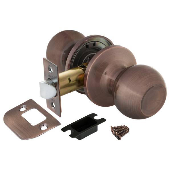 Ручка Punto (Пунто) защелка DK672 AC-PS (6072 AC-P) (без фик.) медь 