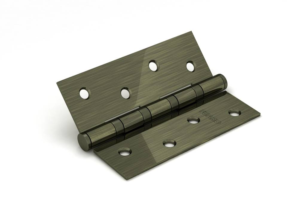 Петля Fuaro (Фуаро) универсальная IN4400U-BL AB (4BB/BL 100x75x2,5) бронза БЛИСТЕР 