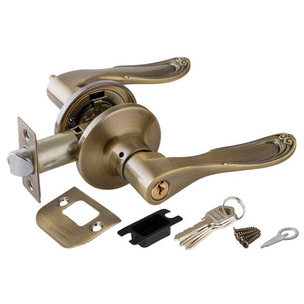 Ручка Punto (Пунто) защелка DK630 AB-ET (6030 AB-E) (кл./фик.) бронза 