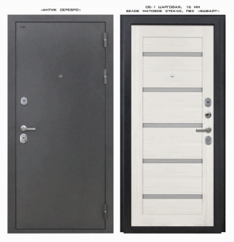 OSCAR Антик серебро/царговая эшвайт