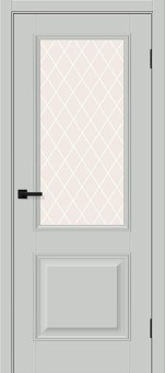 Классик-13 (ПО) White Сrystal | Grey Silk