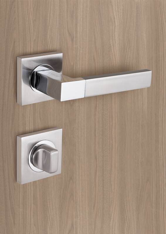 Ручка Fuaro (Фуаро) раздельная K.KM52.ETHNO (ETHNO KM) SN/CP-3 матовый никель/хром 