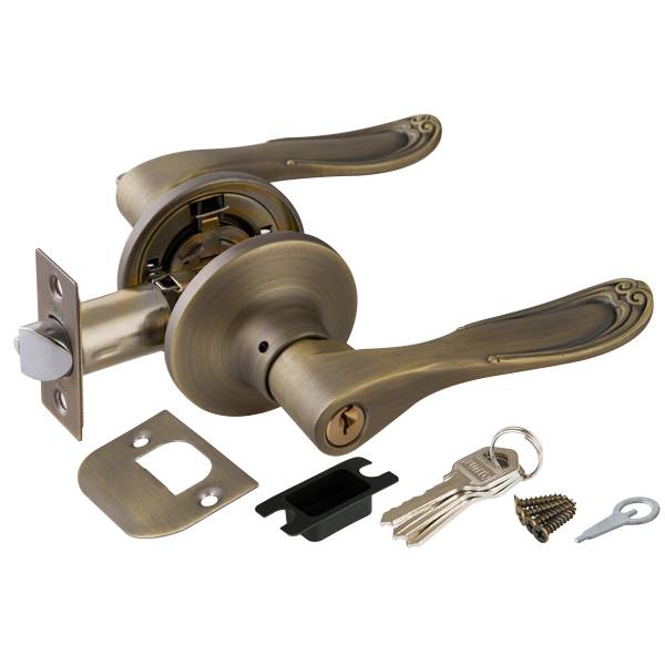 Ручка Punto (Пунто) защелка DK630 MAB-ET (6030 MAB-E) (кл./фик.) мат.бронза 