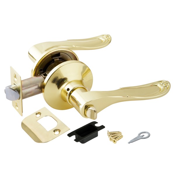 Ручка Punto (Пунто) защелка DK630 PB-BK (6030 PB-B) (фик.) золото 