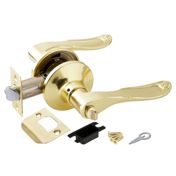 Ручка Punto (Пунто) защелка DK630 PB-BK (6030 PB-B) (фик.) золото 