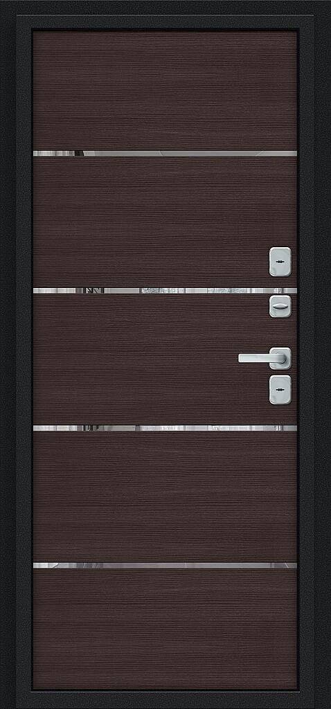 Thermo Лайн/BChrome Букле черное/Wenge Melinga