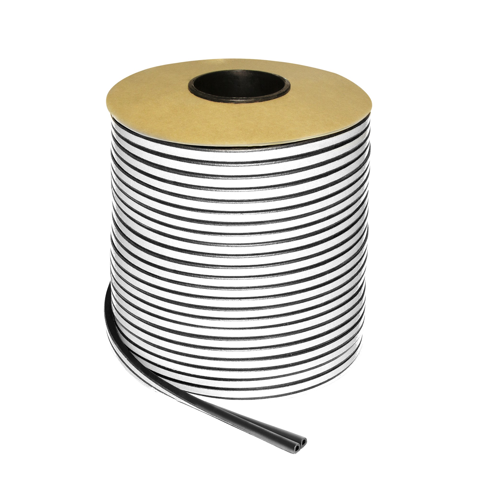 Уплотнитель Fuaro (Фуаро) самоклеящийся ADH/D-9x7,5mm, BLACK черный 100m 