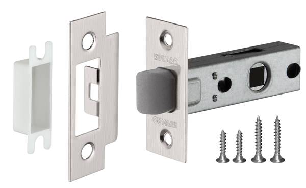 Защелка Fuaro (Фуаро) врезная PLASTP12-45-25 SN мат.никель 