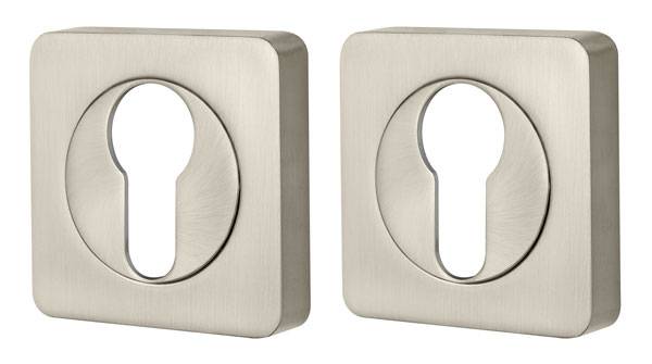 Накладка Armadillo (Армадилло) под цилиндр ET.K.SQ52 (ET/SQ) SN-3 матовый никель 