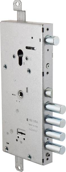 Замок Cisa (Чиза) врезной двухсистемный NEW CAMBIO FACILE 57.966.48 (тех. упаковка), ключ 64 мм 