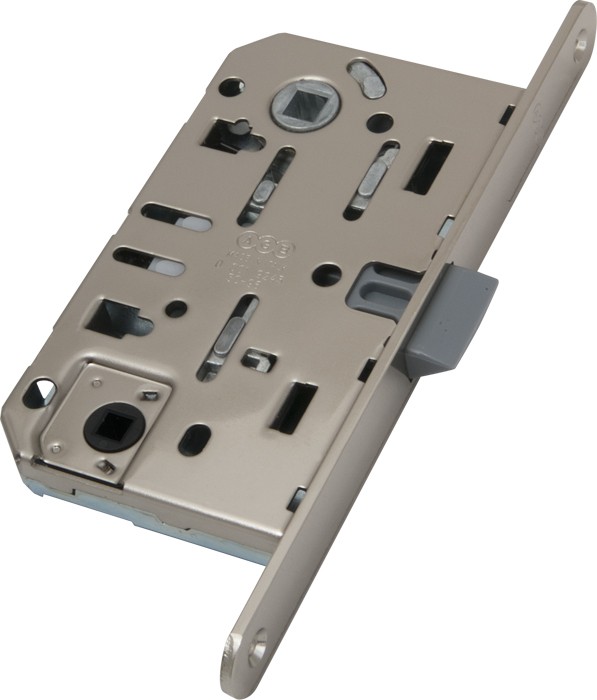 B01102.50.06 AGB (АГБ) Защелка врезная WC (никель) MEDIANA EVOLUTION 