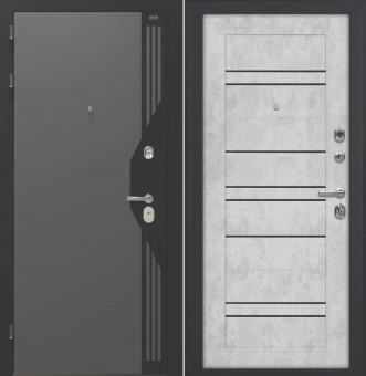 VERSO / Букле серый / Бетон снежный