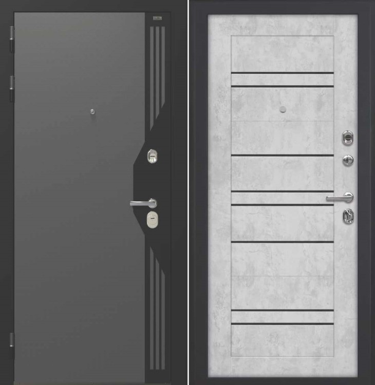 VERSO / Букле серый / Бетон снежный