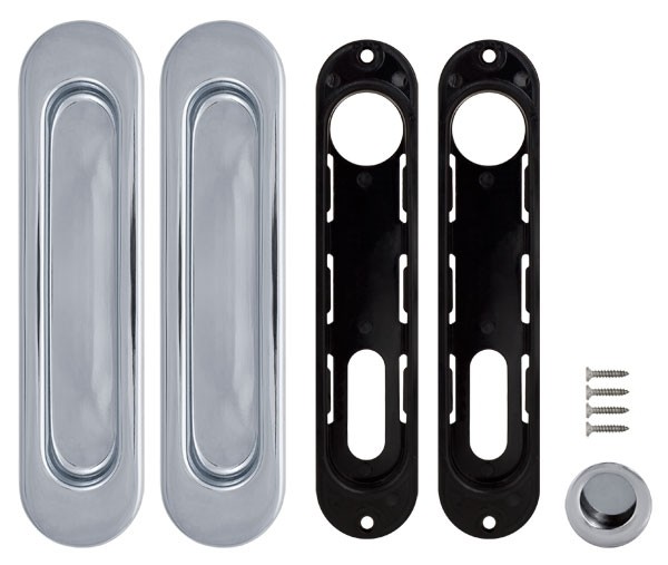 Ручка Armadillo (Армадилло) для раздвижных дверей SH.LD152.010 (SH010) СP-8 хром 