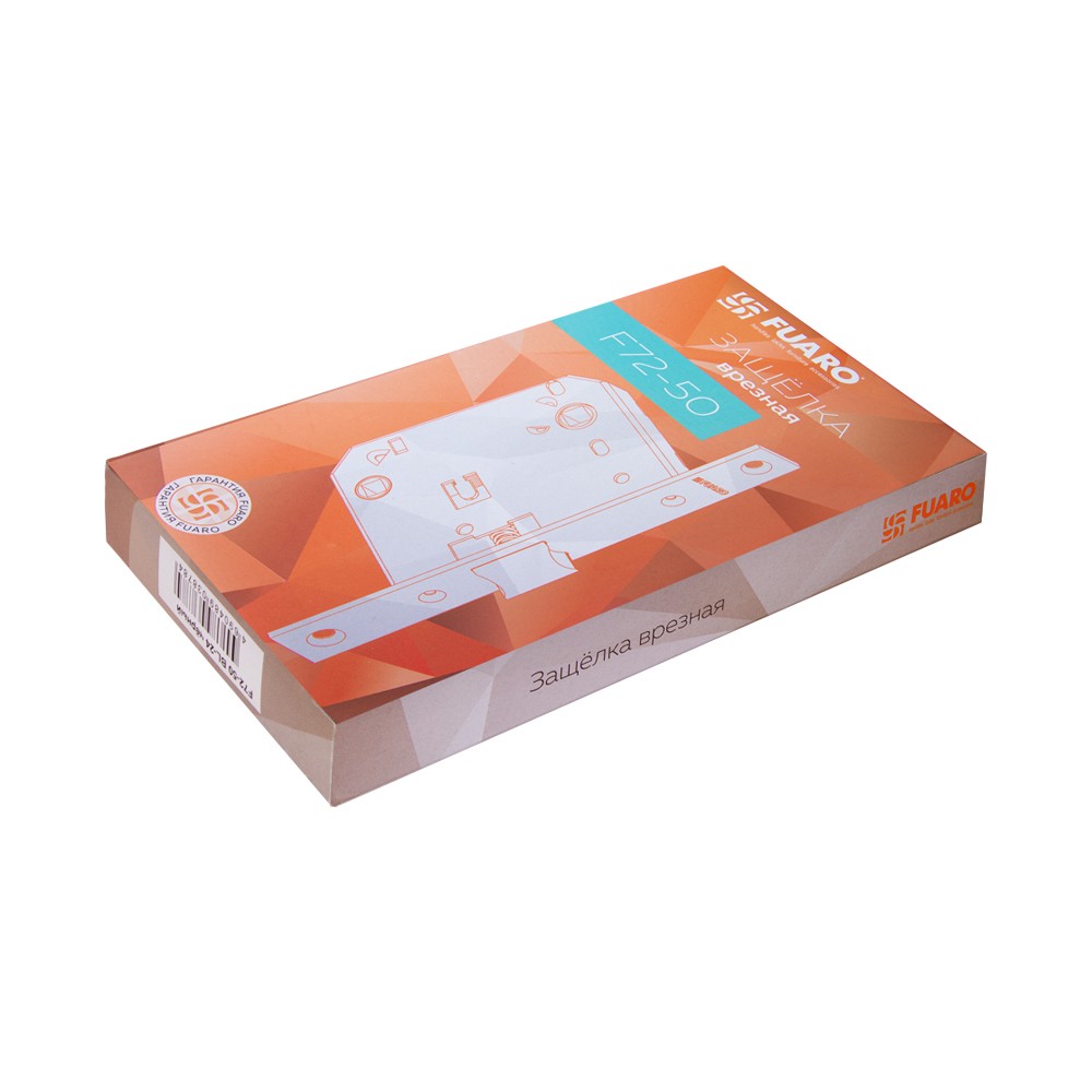 Защелка Fuaro (Фуаро) врезная METF72-50 (F72-50) CP хром 