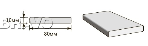 Наличник 2100*80*10 