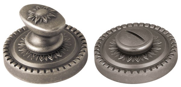 Ручка Armadillo (Армадилло) поворотная BK6.R.CL55 (BK6/CL) AS-9 античное серебро 