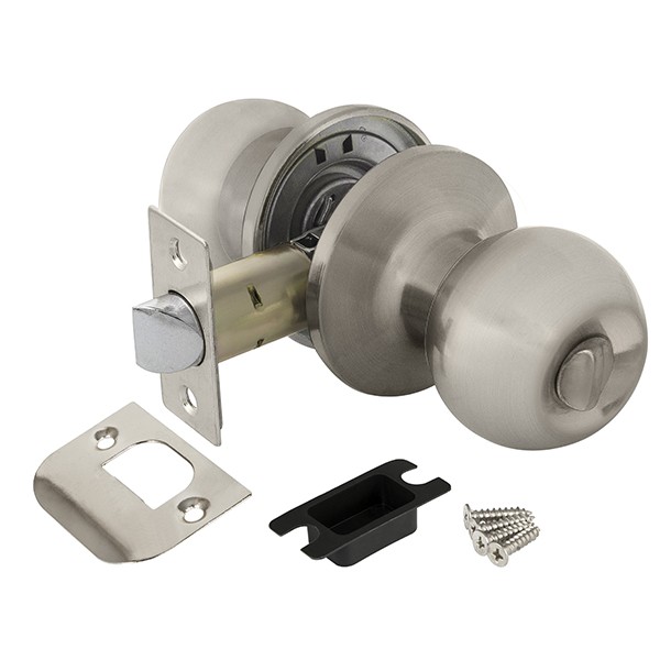 Ручка Ajax (Аякс) защелка DK682 SN-BK (6082 SN-B) (фик.) мат. никель 