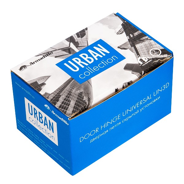 Петля Armadillo (Армадилло) скрытой установки U3D4000 SN (9540UN3D) мат. никель 