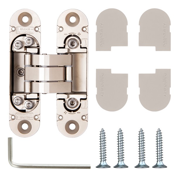 Петля Armadillo (Армадилло) скрытой установки U3D4000 SN (9540UN3D) мат. никель 