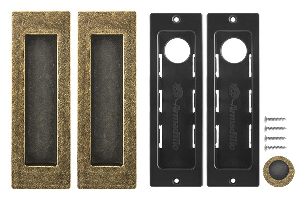 Ручка Armadillo (Армадилло) для раздвижных дверей SH.URB153.010 (SH010 URB) OB-13 античная бронза 