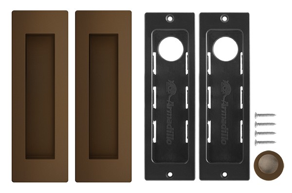 Ручка Armadillo (Армадилло) для раздвижных дверей SH.URB153.010 (SH010 URB) BB-17 коричневая бронза 