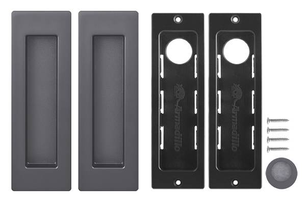 Ручка Armadillo (Армадилло) для раздвижных дверей SH.URB153.010 (SH010 URB) BPVD-77 вороненый никель 