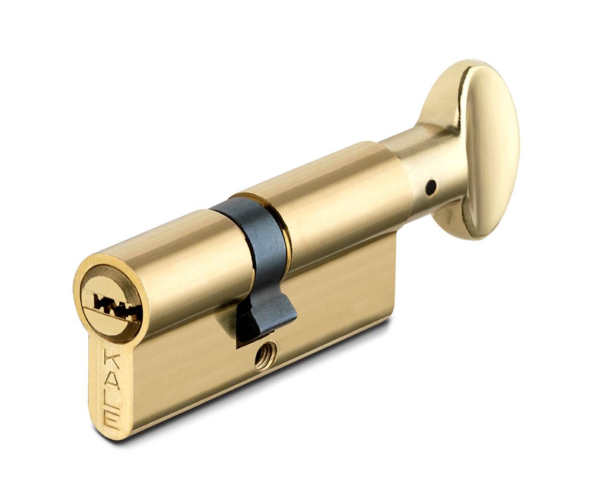 Цилиндровый механизм Kale kilit (Кале килит) с вертушкой 164 BM/90 (40+10+40) mm латунь 5 кл. 