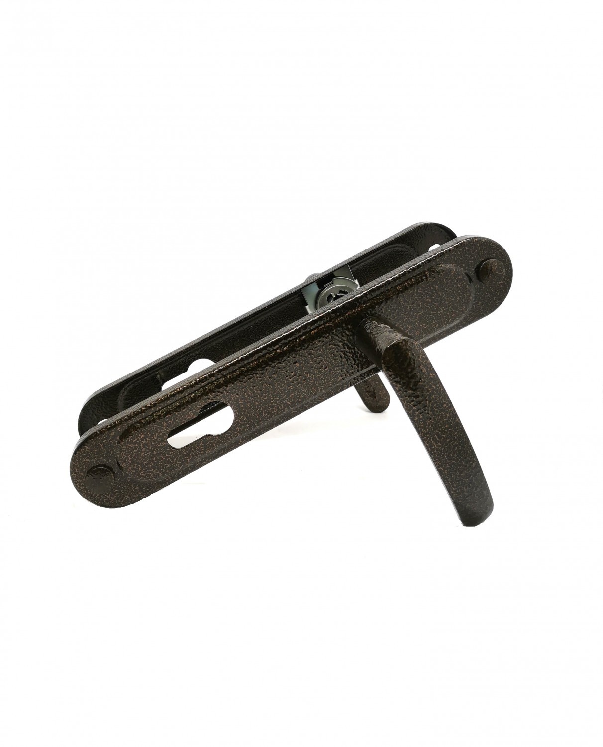 Ручка дверная Zenit (Зенит) на планке РФ1-85.02 (85 мм) медь 