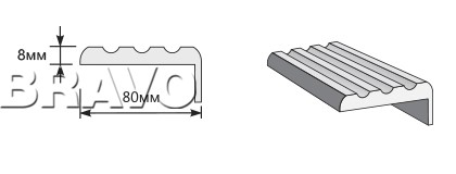Наличник Телескоп Тип-3 2130*80*8 