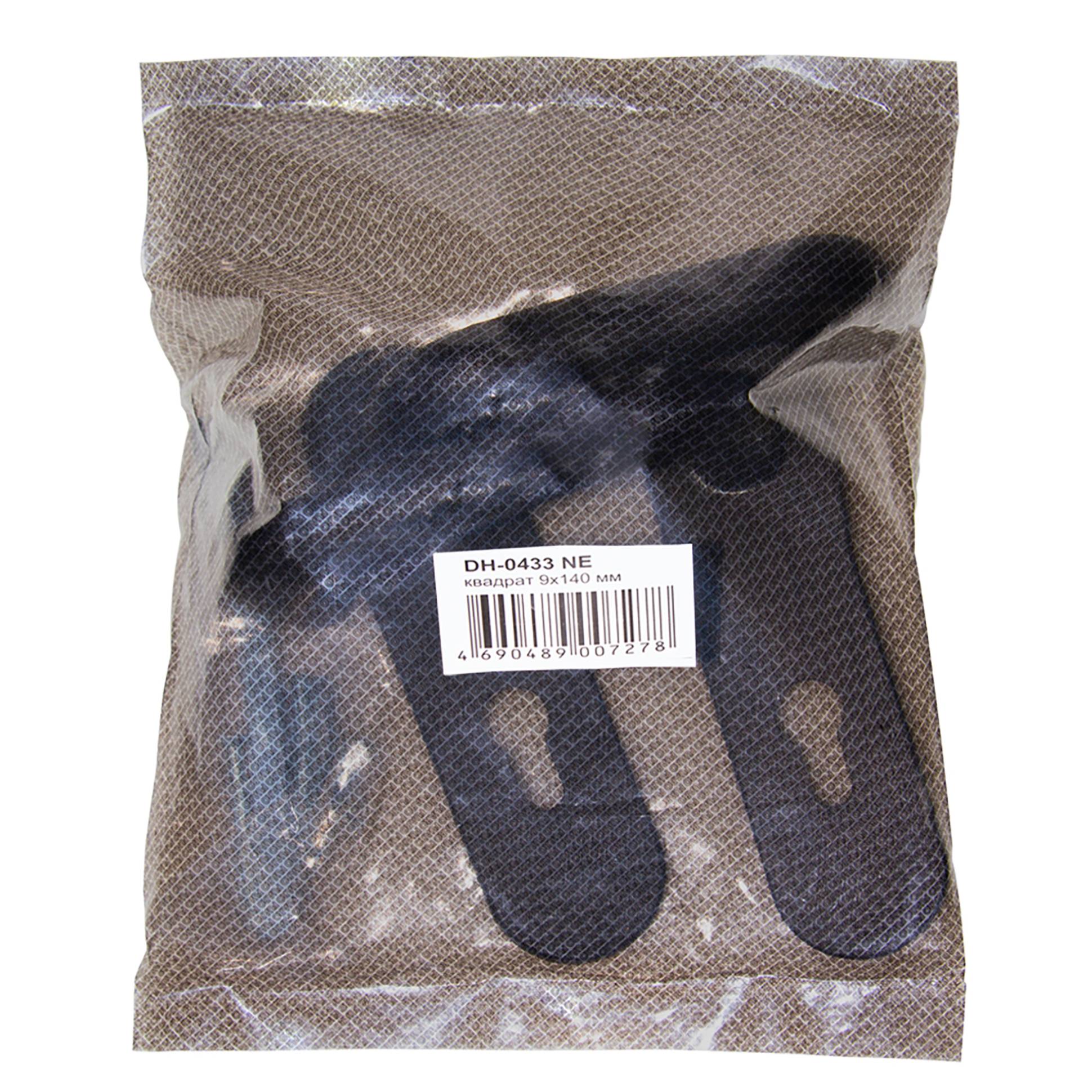 Ручка Fuaro (Фуаро) дверная FP.DH172.0433 NE (DH-0433 NE) (9x140) с пружиной BL-24 черный 