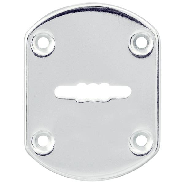 Декоративная Punto (Пунто) накладка ESC021/0-SS (нержавейка) на сув. замок без шторки (1 шт.) тех.упак. 