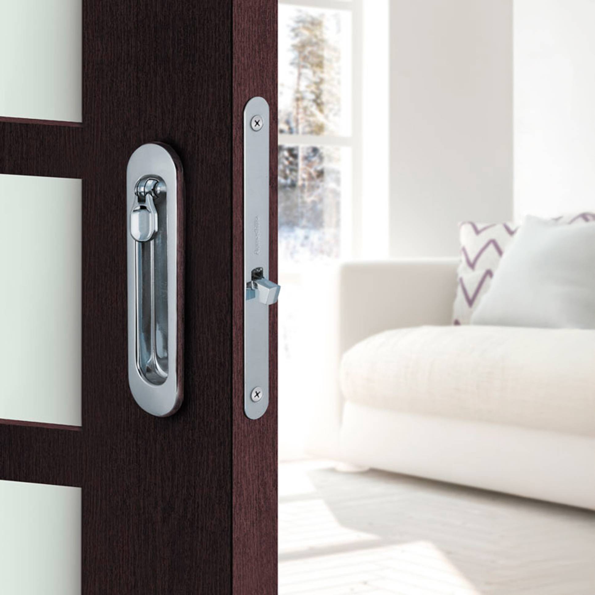 Набор Armadillo (Армадилло) для раздвижных дверей SH.LD152.KIT011-BK (SH011-BK) СP-8 хром 