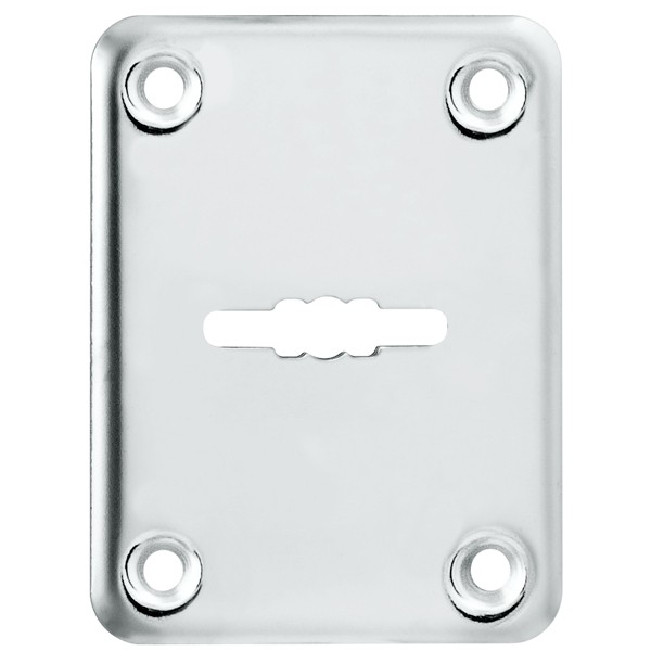 Декоративная Punto (Пунто) накладка ESC081/0-SS (нержавейка) на сув. замок без шторки (1 шт.) тех.упак. 