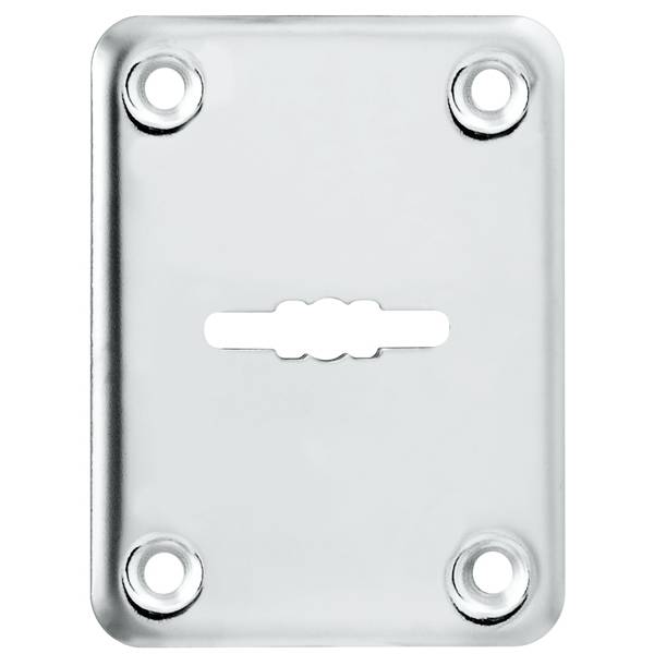 Декоративная Punto (Пунто) накладка ESC081/0-SS (нержавейка) на сув. замок без шторки (1 шт.) тех.упак. 