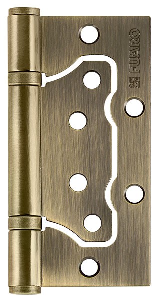 Петля Fuaro (Фуаро) универсальная без врезки IN4500W-BL AB (500-2BB/BL 100x2,5) бронза БЛИСТЕР 