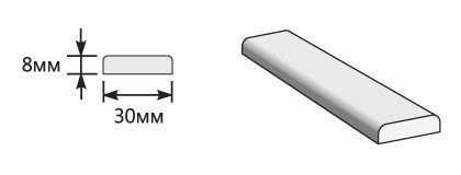 Притворная планка 2000*30*8 М 