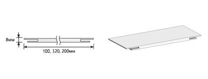 Добор Телескоп 2070*100*8 