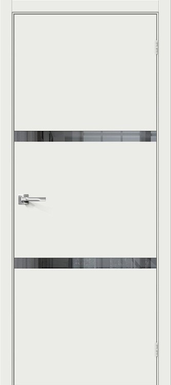 Браво-2.55.П (ПО) Mirox Grey | White Matt