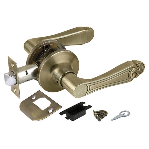 Ручка Punto (Пунто) защелка DK637 AB-PS (6037 AB-P) (без фик.) бронза 