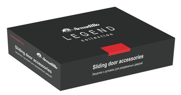 Набор Armadillo (Армадилло) для раздвижных дверей SH.LD152.KIT011-BK (SH011-BK) SN-3 матовый никель 