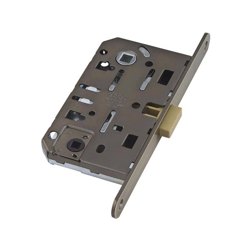 B06102.50.12.567 AGB (АГБ) Защелка врезная WC (ант. бр.) с отв. пл. B02402.05.12 MEDIANA POLARIS 