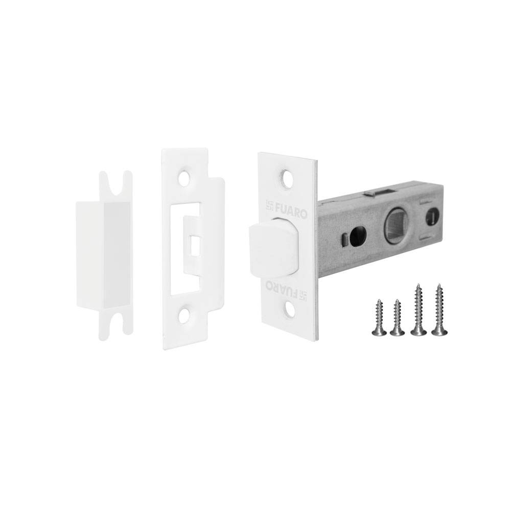 Защелка Fuaro (Фуаро) врезная PLASTP12-45-25 WH белый 