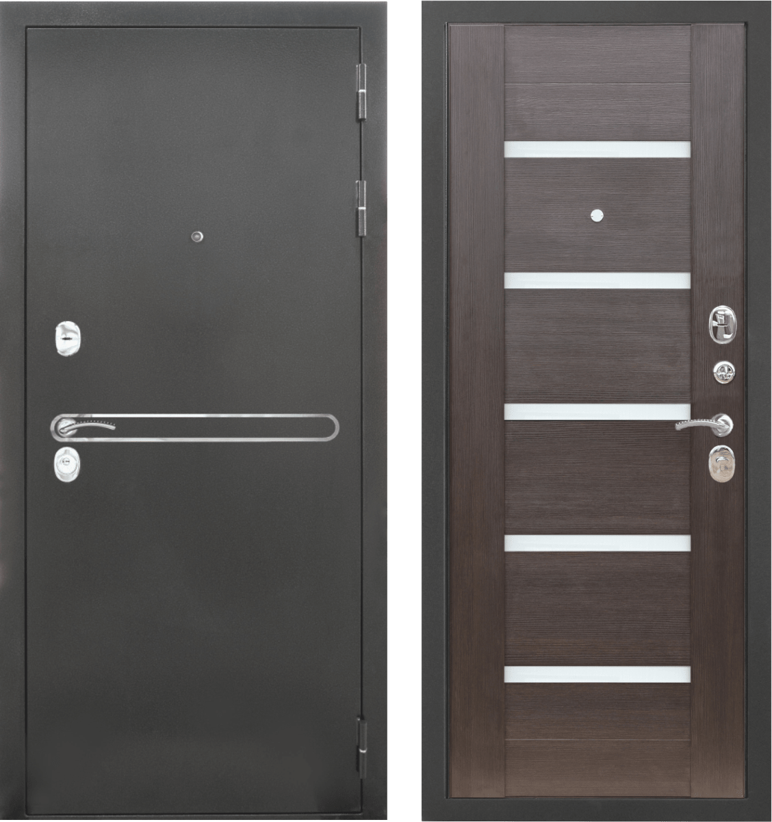 Тайгер Стодесятка Трио Царга / Антик серебро - орех рифленый