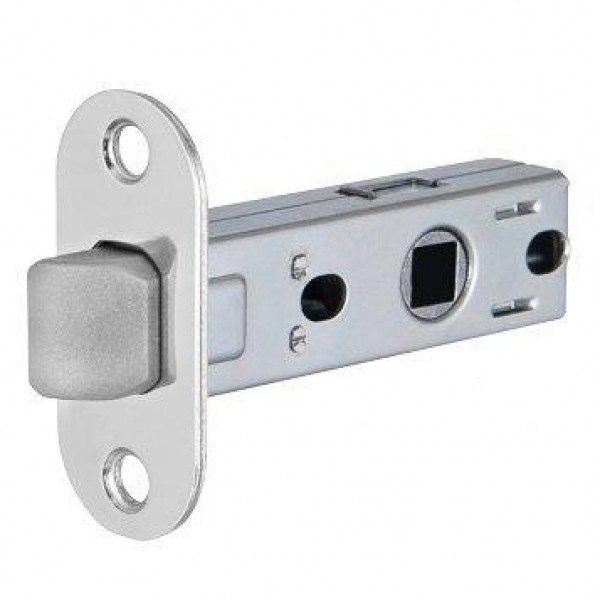 Защелка Punto (Пунто) PLASTPL45-R25 (PL45-R25) (врезная) SN мат. никель тех.упаковка без ответной планки 