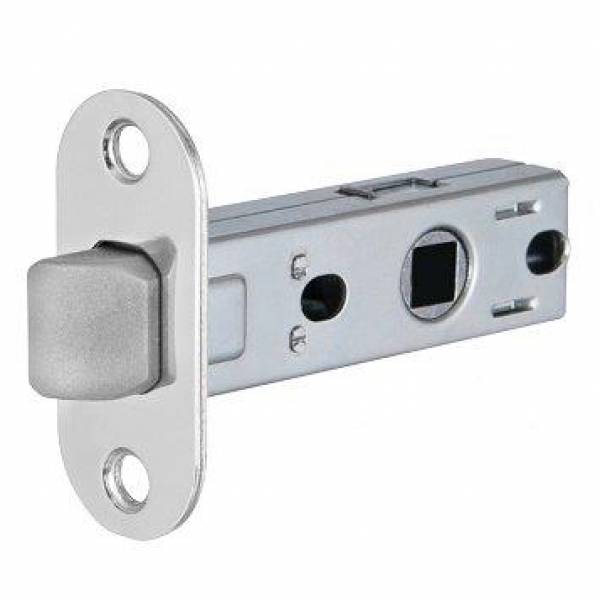 Защелка Punto (Пунто) PLASTPL45-R25 (PL45-R25) (врезная) SN мат. никель тех.упаковка без ответной планки 