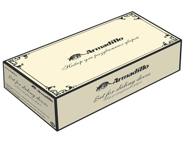 Ручка Armadillo (Армадилло) для раздвижных дверей SH.CL152.010 (SH010/CL) AS-9 античное серебро 