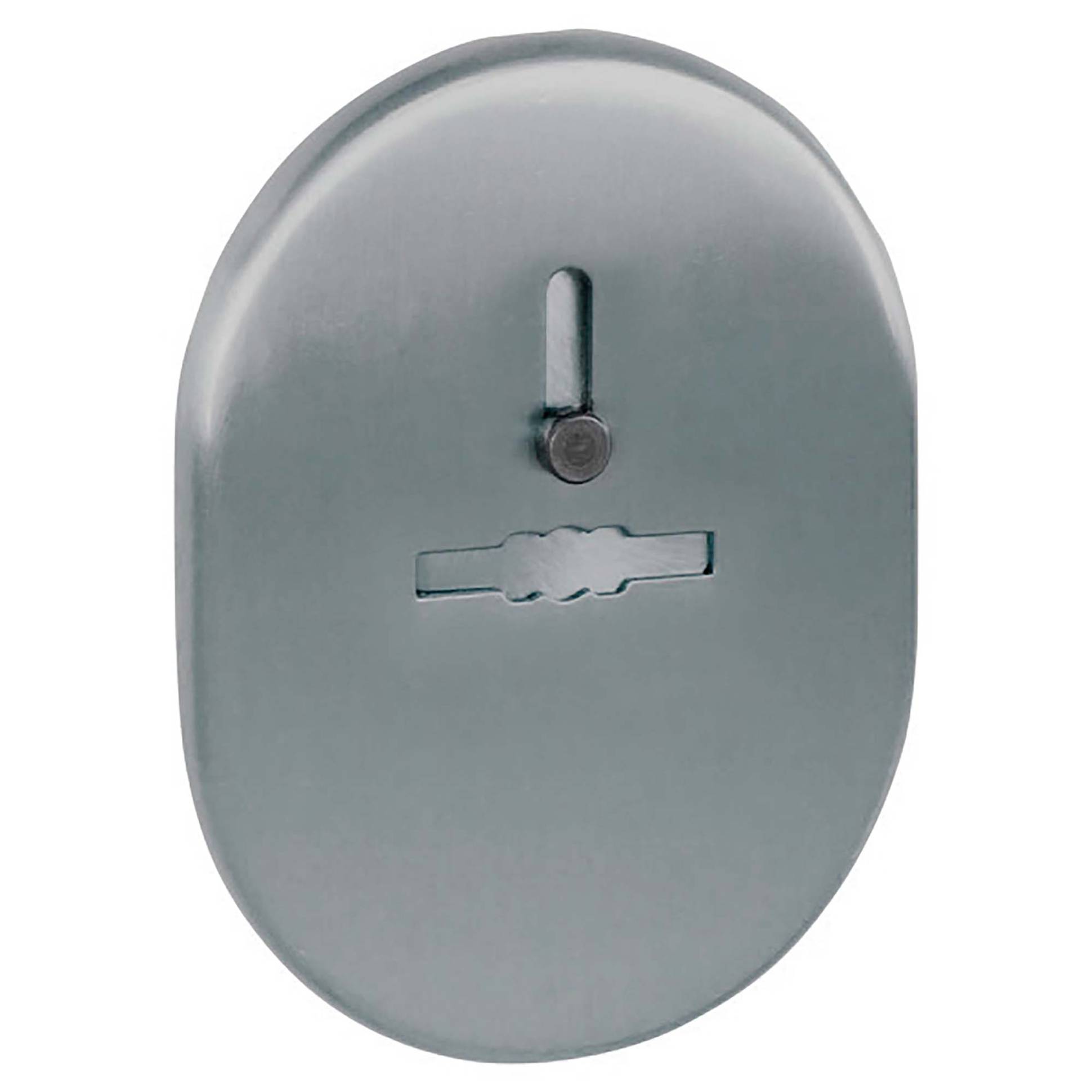 Накладка Fuaro (Фуаро) на сувальдный замок ESC.S-lift.SF/OV.476 (ESC 476) с шторкой SN мат.никель 