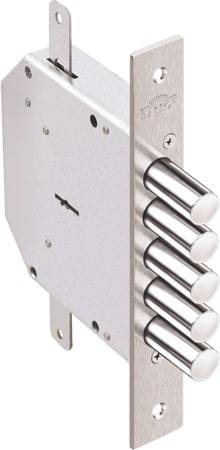 Замок Elbor (Эльбор) врезной сувальдный Гранит 1.06.02 с тягами, 5 кл. /00407/ 